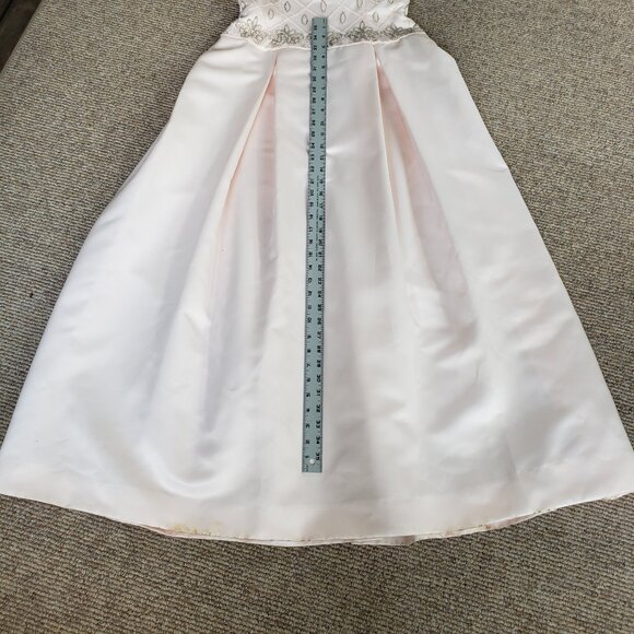 Vintage Bob Mackie Boutique Beaded Shell Pink Gown Dress Women's 10 - Picture 16 of 16